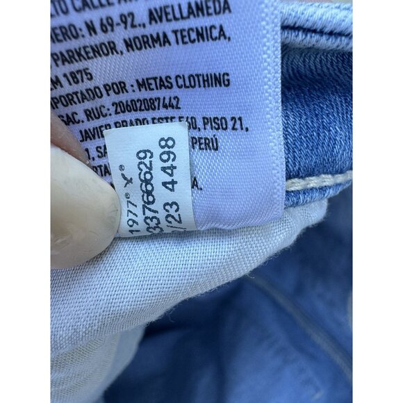 American Eagle Size 4 Festival Flare Light Wash Jeans Boho Hippy Skater Preppy - Picture 7 of 8